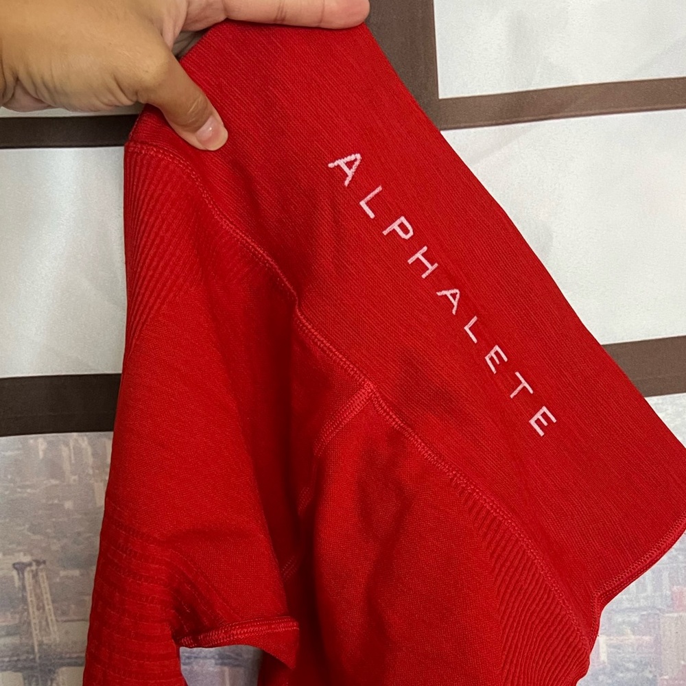Alphalete Women’s Red Leggings Size Small